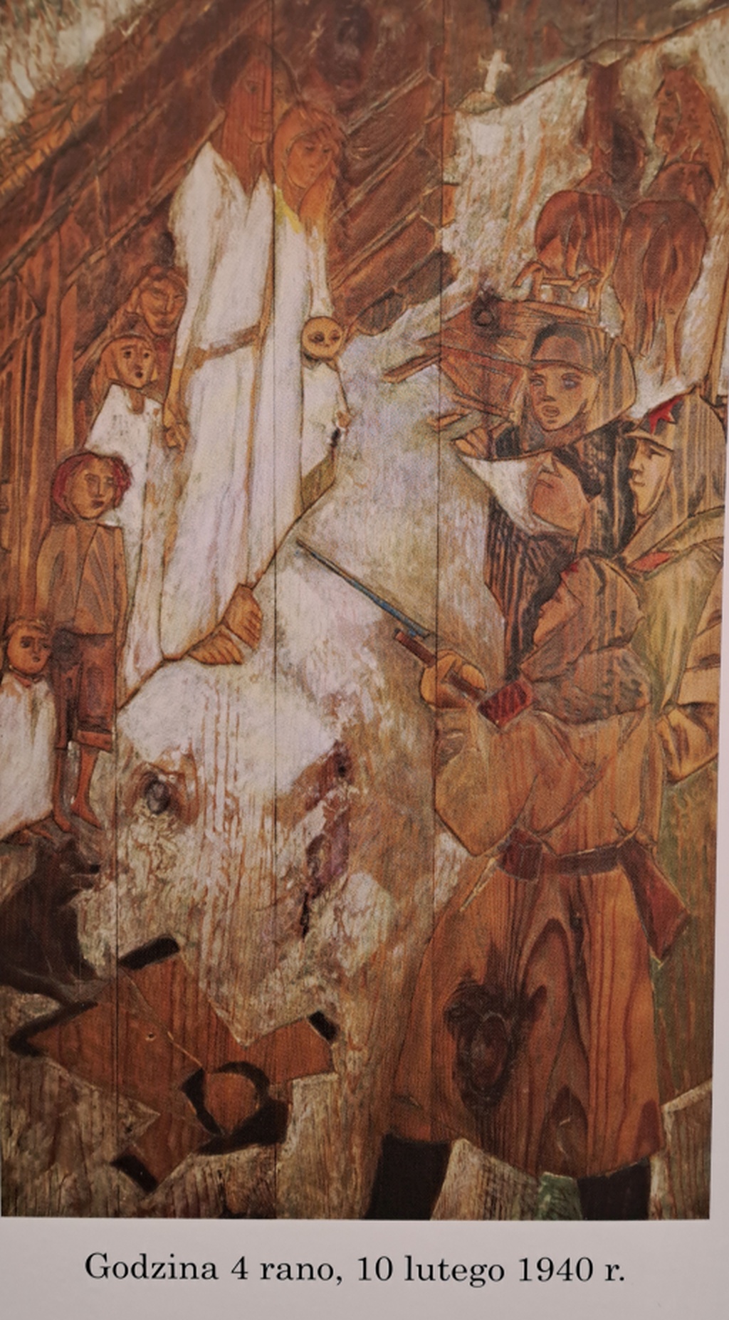 Zbierano je wieczorem na torach. Dużo było wśród nich zamarzniętych dzieci.