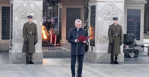 Społeczne obchody Narodowego Dnia Pamięci Żołnierzy Wyklętych - Plac M. J. Piłsudskiego (28.02.2026)
