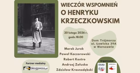 Embedded thumbnail for Wieczór wspomnień o Henryku Krzeczkowskim (Polska Wielki Projekt)