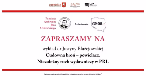 Embedded thumbnail for Dr Justyna Błażejowska - Cudowna broń – powielacz. Niezależny ruch wydawniczy w PRL
