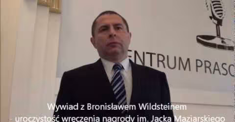 Embedded thumbnail for Bronisław Wildstein dla Blogpress.pl o nagrodzie im. Jacka Maziarskiego, Ewie Stankiewicz i "Ukrytym